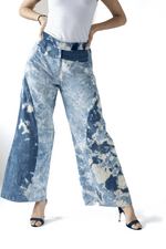 Load image into Gallery viewer, Denim Squared Flared Pants
