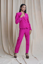 Load image into Gallery viewer, Hot Pink Pant Suit
