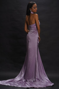 Fish Tail Lilac Gown